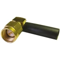 Amphenol RF SMA Series Coaxial Connector Cable Male SMA 50 Ω Right Angle Body Crimp 2913-6001