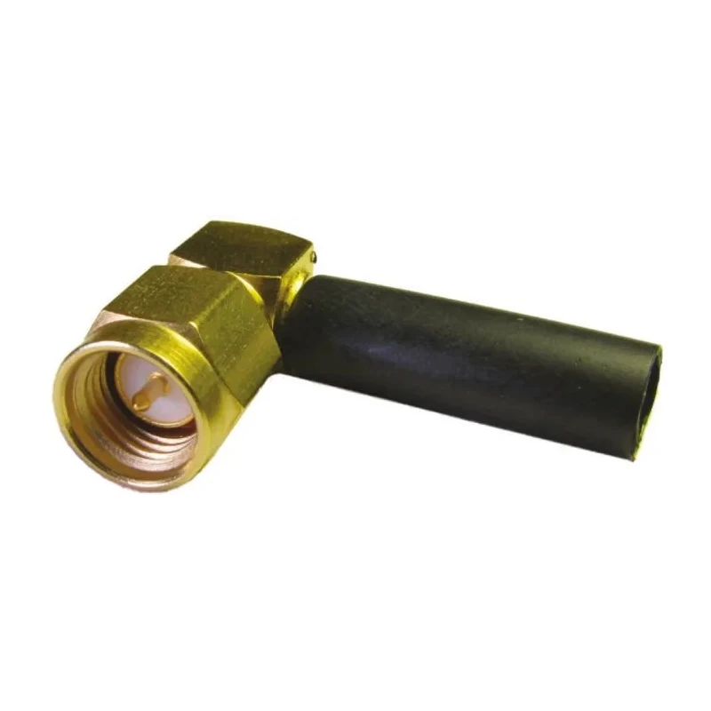 Amphenol RF SMA Series Coaxial Connector Cable Male SMA 50 Ω Right Angle Body Crimp 2913-6001