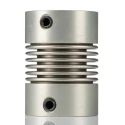 Huco 45 mm OD Aluminium Alloy Hub Screw Style Flexible Coupler 19.5mm Length 52mm Bore 550.45.5252