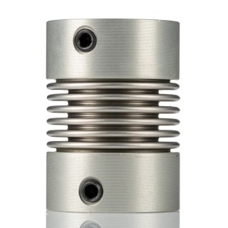 Huco 45 mm OD Aluminium Alloy Hub Screw Style Flexible Coupler 19.5mm Length 52mm Bore 550.45.5252