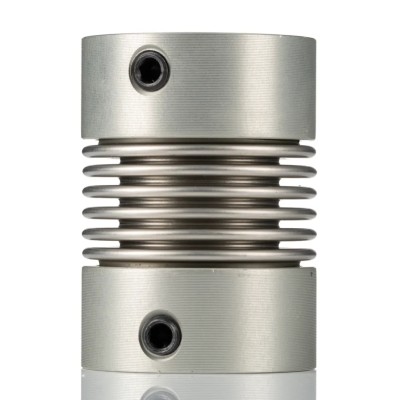 Huco 45 mm OD Aluminium Alloy Hub Screw Style Flexible Coupler 19.5mm Length 52mm Bore 550.45.5252