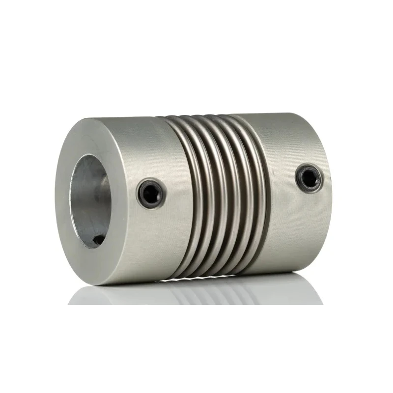 Huco 45 mm OD Aluminium Alloy Hub Screw Style Flexible Coupler 19.5mm Length 52mm Bore 550.45.5252