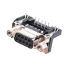 HARTING D-Sub 9 Way Right Angle 2.74 mm Pitch Through Hole D-Sub Connector with 4 to 40 UNC Screw Lock Female 09661526613