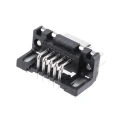 HARTING D-Sub 9 Way Right Angle 2.74 mm Pitch Through Hole D-Sub Connector with 4 to 40 UNC Screw Lock Female 09661526613