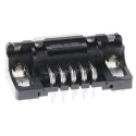 HARTING 9 Way Right Angle 2.74 mm Pitch Through Hole D-Sub Connector with 4 to 40 UNC Screw Lock Female 09661526617
