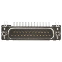 HARTING 25 Way Right Angle 2.76 mm Pitch Through Hole D-Sub Connector with 4 to 40 UNC Screw Lock Male 09653626813