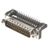 HARTING 25 Way Right Angle 2.76 mm Pitch Through Hole D-Sub Connector with 4 to 40 UNC Screw Lock Male 09653626813