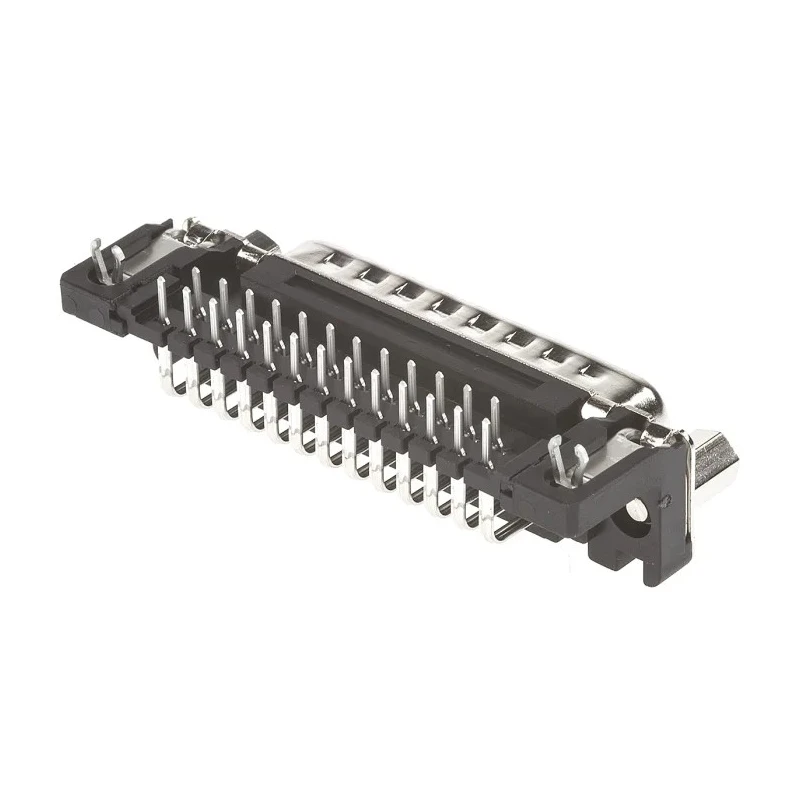 HARTING 25 Way Right Angle 2.76 mm Pitch Through Hole D-Sub Connector with 4 to 40 UNC Screw Lock Male 09653626813