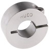 Huco Shaft Collar, One Piece Clamp Screw Fastening, Stainless Steel, OD 28 mm, Bore Diameter 12 mm, Width 11 mm 046102012