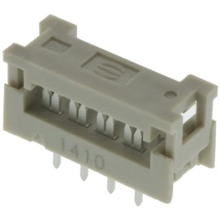 HARTING 8-Way IDC Connector Male for Cable, 2 Row, 320V AC, 1A Current, Tin Plated Contacts 09181089622