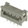 HARTING 8-Way IDC Connector Male for Cable, 2 Row, 320V AC, 1A Current, Tin Plated Contacts 09181089622