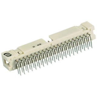 HARTING SEK 18 Series 40 Contact Right Angle Through Hole PCB Header, 2.54 mm Pitch, 2 Row, Shrouded 09185406323