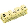HARTING PCB Header SEK 18 Series Straight Through Hole, 6 Contacts, 2 Row, 2.54 mm Pitch, Shrouded 09185066324
