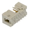 HARTING SEK 18 Series Straight Through Hole Shrouded PCB Header, 10 Contacts, 2.54 mm Pitch, 2 Row, 1A Current 09185106324