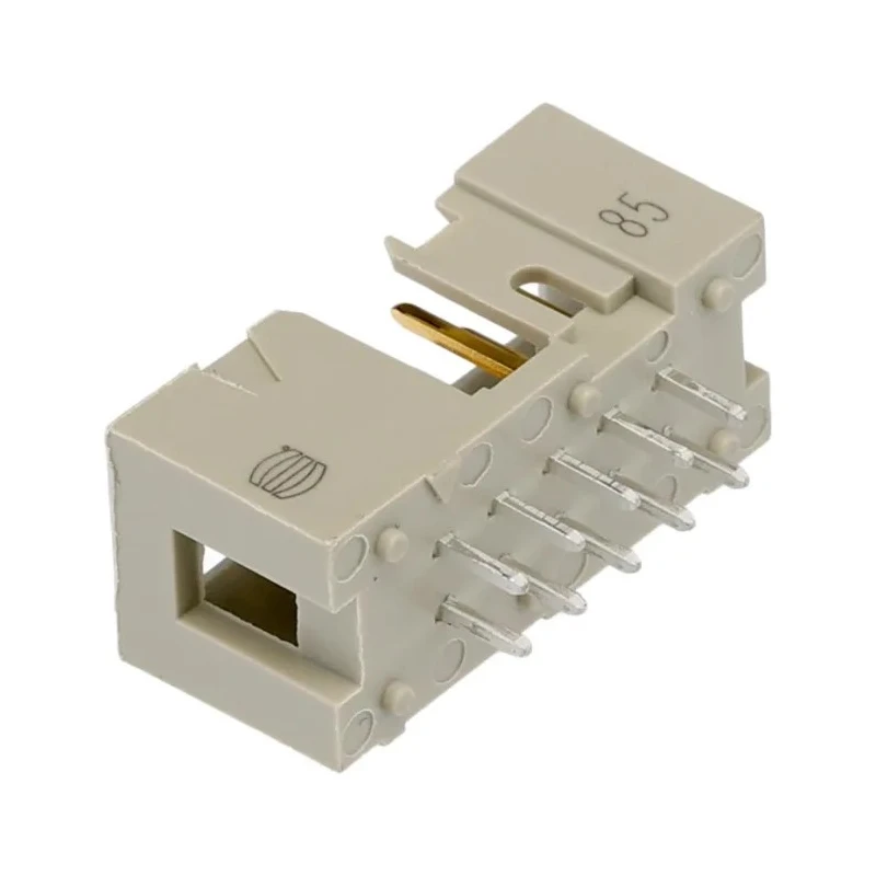 HARTING SEK 18 Series Straight Through Hole PCB Header 10 Contacts 2.54 mm Pitch 2 Row Shrouded 09185106324