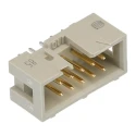 HARTING SEK 18 Series Straight Through Hole PCB Header 10 Contacts 2.54 mm Pitch 2 Row Shrouded 09185106324