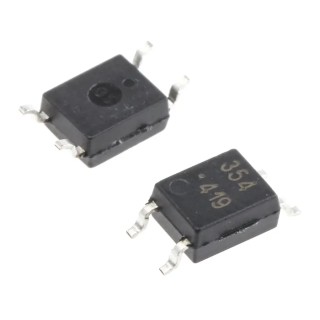 Broadcom AC Input Optocoupler Surface Mount Transistor Output 4-Pin Mini-Flat HCPL-354-000E