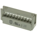 HARTING 20-Way IDC Connector Female for Cable, 2 Row, 1A, 320V AC, Gold Plated Contacts, SEK 18 Series 09185207803