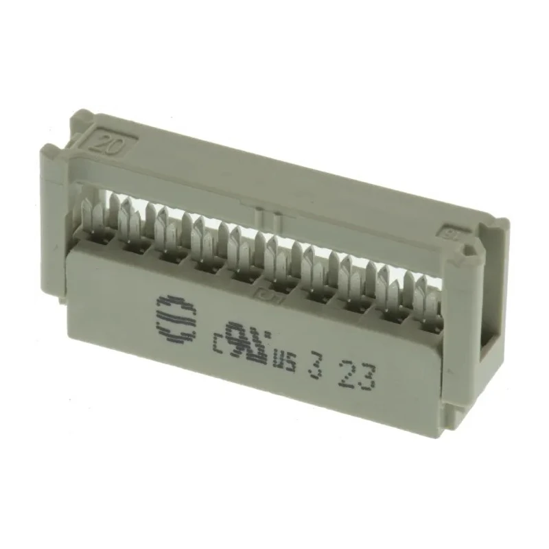 HARTING 20-Way IDC Connector Female for Cable, 2 Row, 1A, 320V AC, Gold Plated Contacts, SEK 18 Series 09185207803