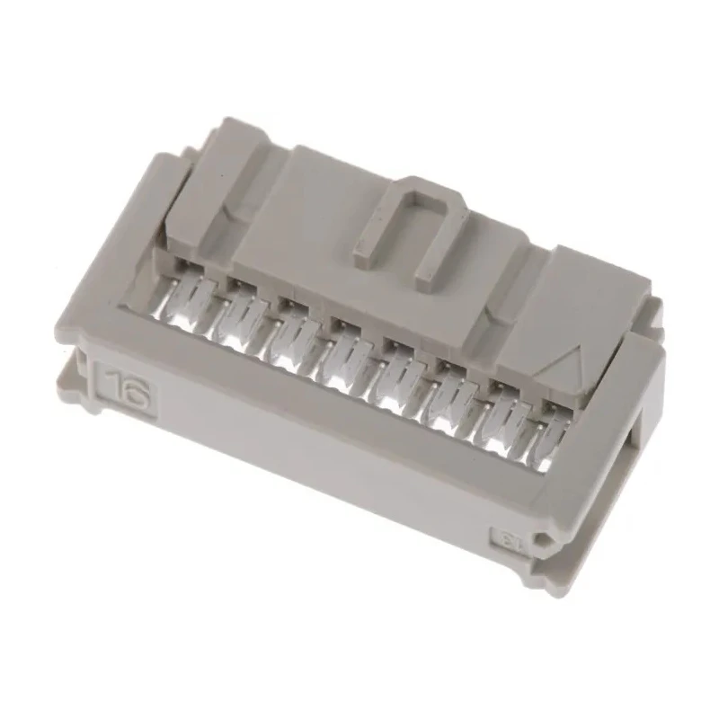HARTING 16-Way Shrouded Female IDC Connector Cable Mount 320V ac 1A 2.54mm Pitch SEK 18 Series 09185167803