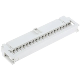 HARTING 40-Way 2 Row Female IDC Connector for Cable, 2.5A, 320V ac, Gold Plating, SEK 18 Series 09185407813