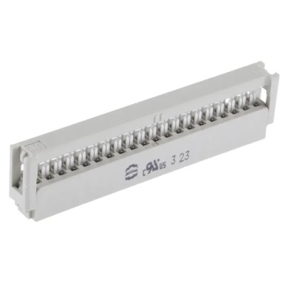 HARTING 40-Way 2 Row Female IDC Connector for Cable 320V AC 2.5A Gold Plated Contacts 09185407803