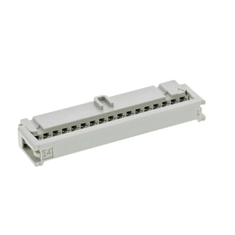 HARTING 34-Way 2 Row Female IDC Connector for Cable 320V AC 2.5A Gold Plated Contacts 09185347813