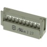 HARTING 20-Way 2 Row Female IDC Connector for Cable 320V ac 1A Gold Plated Contacts SEK 18 Series 09185207803
