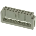 HARTING 20-Way 2 Row Female IDC Connector for Cable 320V ac 1A Gold Plated Contacts SEK 18 Series 09185207803