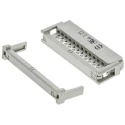 HARTING 26-Way 2 Row Female IDC Connector for Cable 320V AC 2.5A Gold Plating SEK 18 Series 09185267813