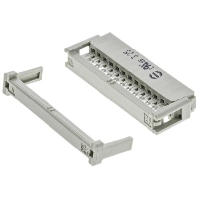 HARTING 26-Way 2 Row Female IDC Connector for Cable 320V AC 2.5A Gold Plating SEK 18 Series 09185267813