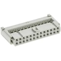 HARTING 26-Way 2 Row Female IDC Connector for Cable 320V AC 2.5A Gold Plating SEK 18 Series 09185267813