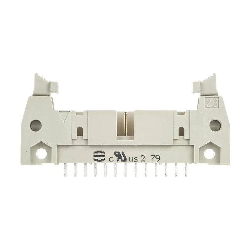 HARTING SEK 18 Series Straight Through Hole PCB Header, 26 Contacts, 2.54 mm Pitch, 2 Row, Shrouded 09185266914