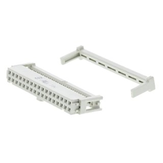 HARTING 34-Way IDC Connector Female for Cable, 2 Row, 2.5A, 320V AC, Gold Plated Contacts, SEK 18 Series 09185347813