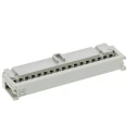 HARTING 34-Way IDC Connector Female for Cable, 2 Row, 2.5A, 320V AC, Gold Plated Contacts, SEK 18 Series 09185347813