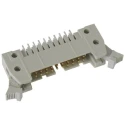 HARTING SEK 18 Series Shrouded Straight Through Hole PCB Header 10 Contacts 2.54 mm Pitch 2 Row 1A 1kV 09185106914