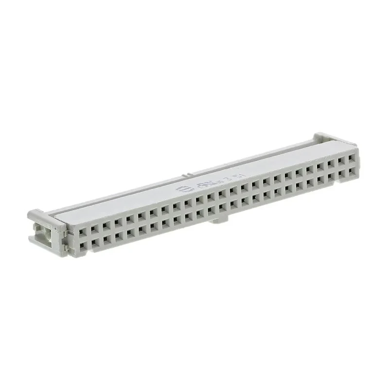 HARTING 50-Way 2 Row Female IDC Connector for Cable, 2.5A, 320V ac, Gold Plated Contacts 09185507813