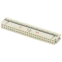 HARTING 60-Way 2 Row Female IDC Connector for Cable, 2.54mm Pitch, 320V AC, 2.5A, SEK 18 Series 09185607813