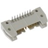 HARTING SEK 18 Series Right Angle Through Hole Shrouded PCB Header, 20 Contacts, 2.54 mm Pitch, 2 Row 09185206913
