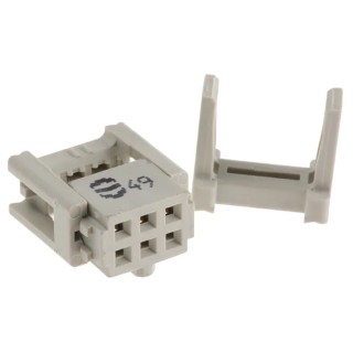 HARTING 6-Way IDC Connector Female for Cable, 2 Row 09185066813