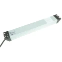 Kopp 1.4 m 5 Socket Type F German Schuko Extension Lead Power Strip, 250V AC, IP20, Switchable, Silver 226620015