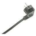 Kopp 1.4 m 5 Socket Type F German Schuko Extension Lead Power Strip, 250V AC, IP20, Switchable, Silver 226620015