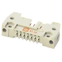 HARTING SEK 18 Series Straight Through Hole PCB Header, 6 Contact, 2.54 mm Pitch, 2 Row, Shrouded 09185066924