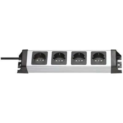 Kopp 1.4 m 4 Socket Type F German Schuko Extension Socket 250V AC 16A Surge Protection RCD Protected POWERversal 226120010