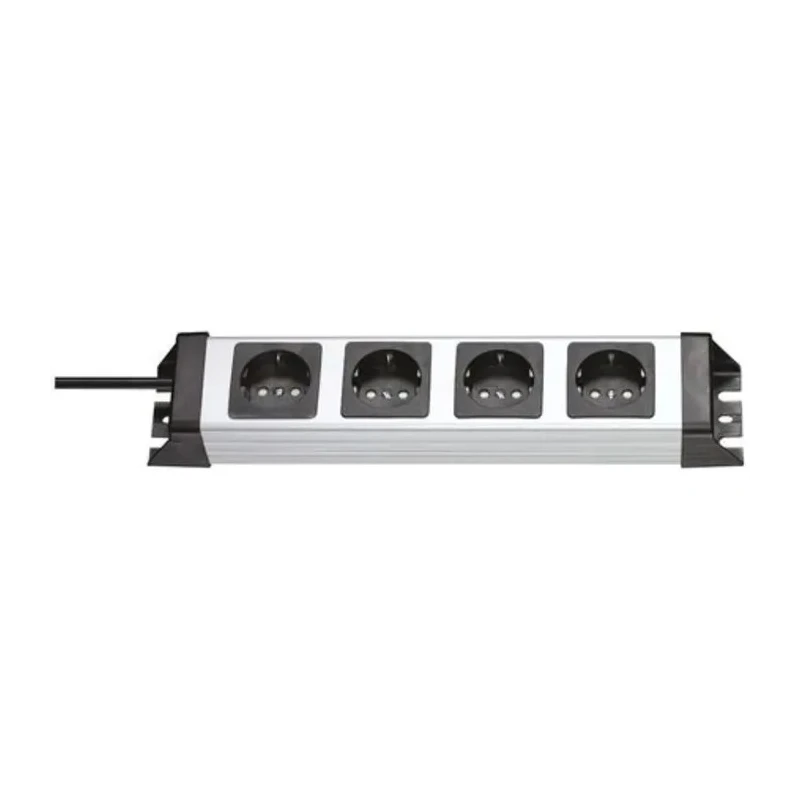 Kopp 1.4 m 4 Socket Type F German Schuko Extension Socket 250V AC 16A Surge Protection RCD Protected POWERversal 226120010