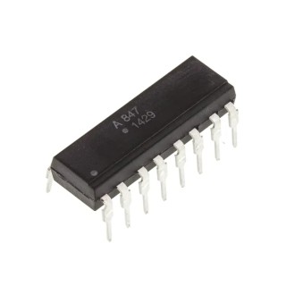 Broadcom DC Input 4-Channel Through Hole 16-Pin PDIP Optocoupler ACPL-847-000E