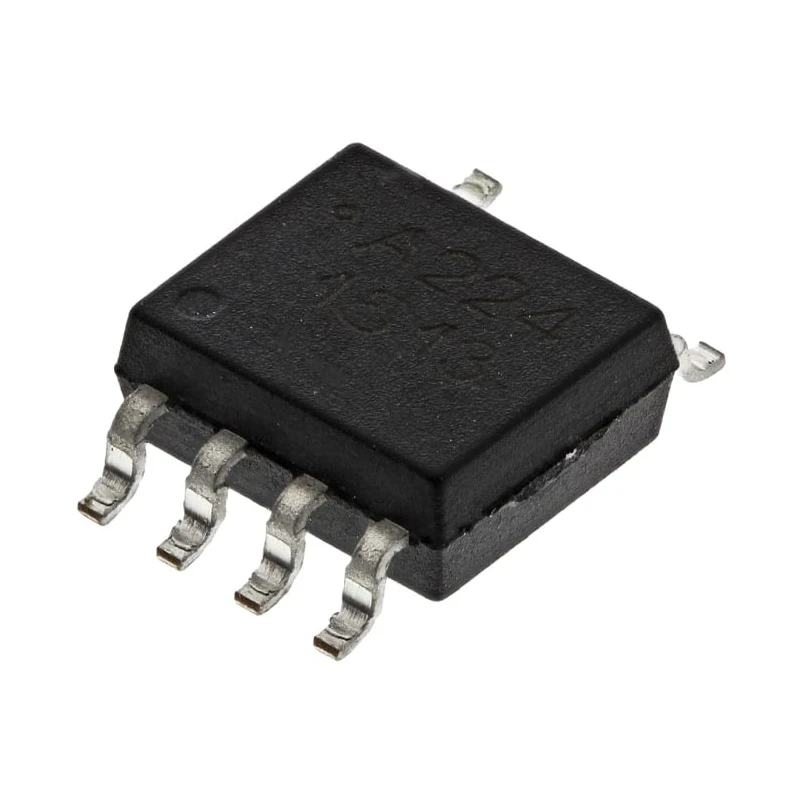 Broadcom ACPL-224-500E AC Input 2-Channel Optocoupler Surface Mount, 8-Pin SOIC AC Voltage Isolation ACPL-224-500E
