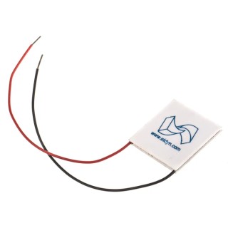 European Thermodynamics Peltier Module with 6.99W Cooling Capacity, 1.09A, 5.05V, 40mm x 40mm x 3.8mm GM250-127-14-16