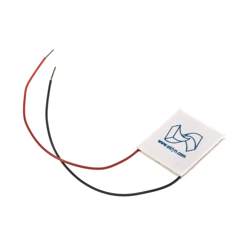 European Thermodynamics Peltier Module with 6.99W Cooling Capacity, 1.09A, 5.05V, 40mm x 40mm x 3.8mm GM250-127-14-16