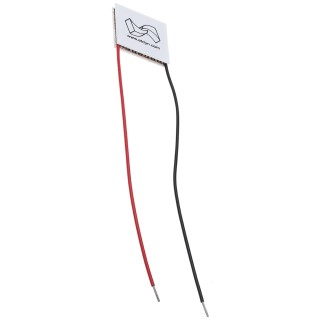 European Thermodynamics Peltier Module, 2.8 W Cooling Capacity, 590 mA, 9.4 V, 30 mm x 30 mm x 3.7 mm GM250-127-10-15